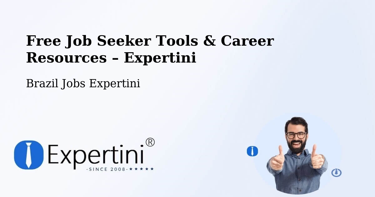 Free Job Seeker Tools & Career Resources – Jaú - Jaú, Brazil Jobs Expertini